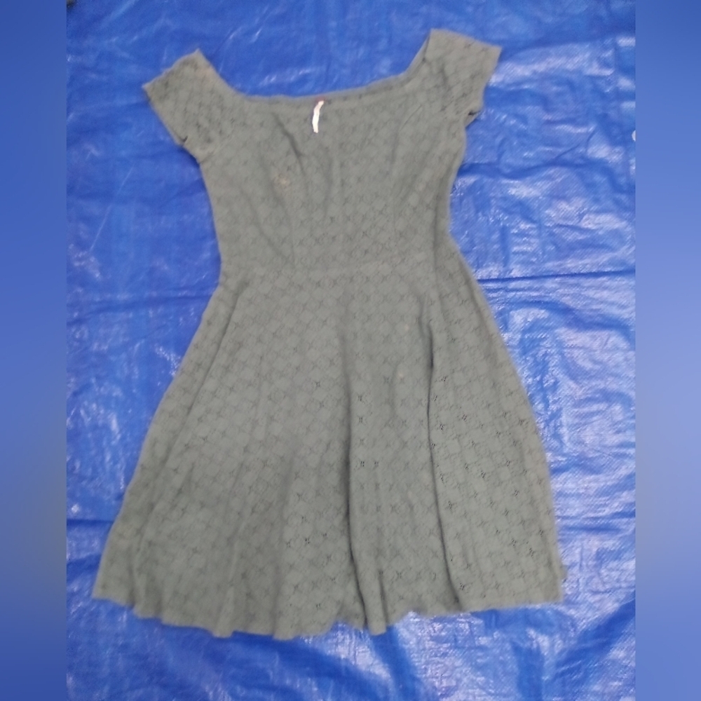Free People Elegant Grey Dress